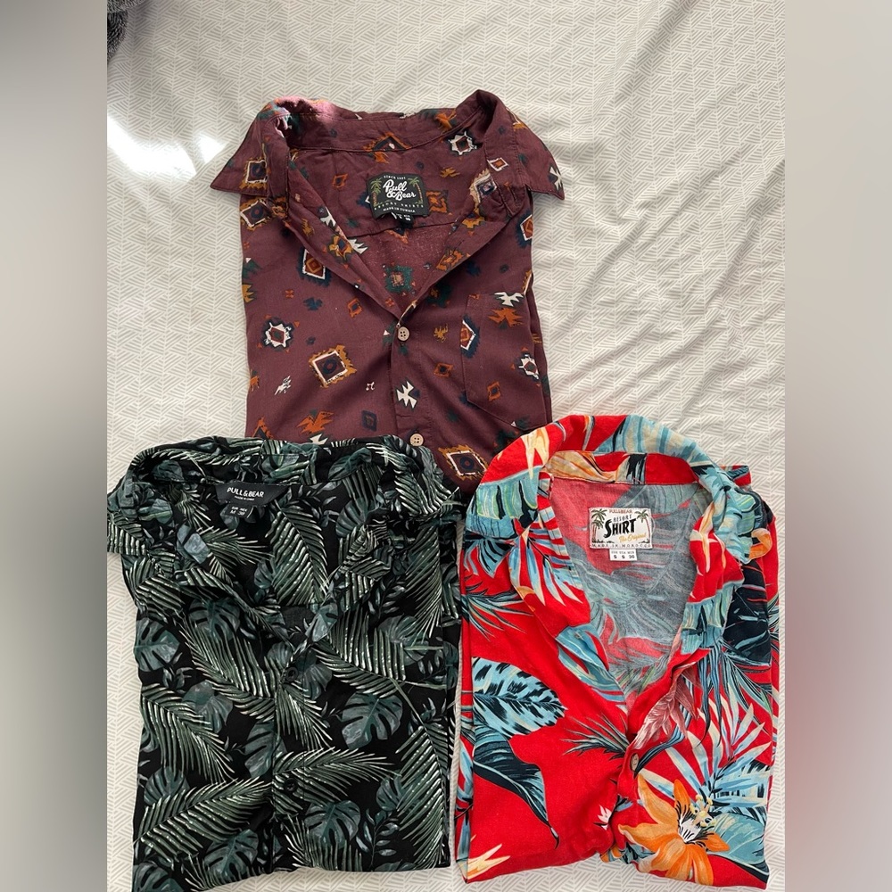 Pull and Bear Hawaii Shirts bundles